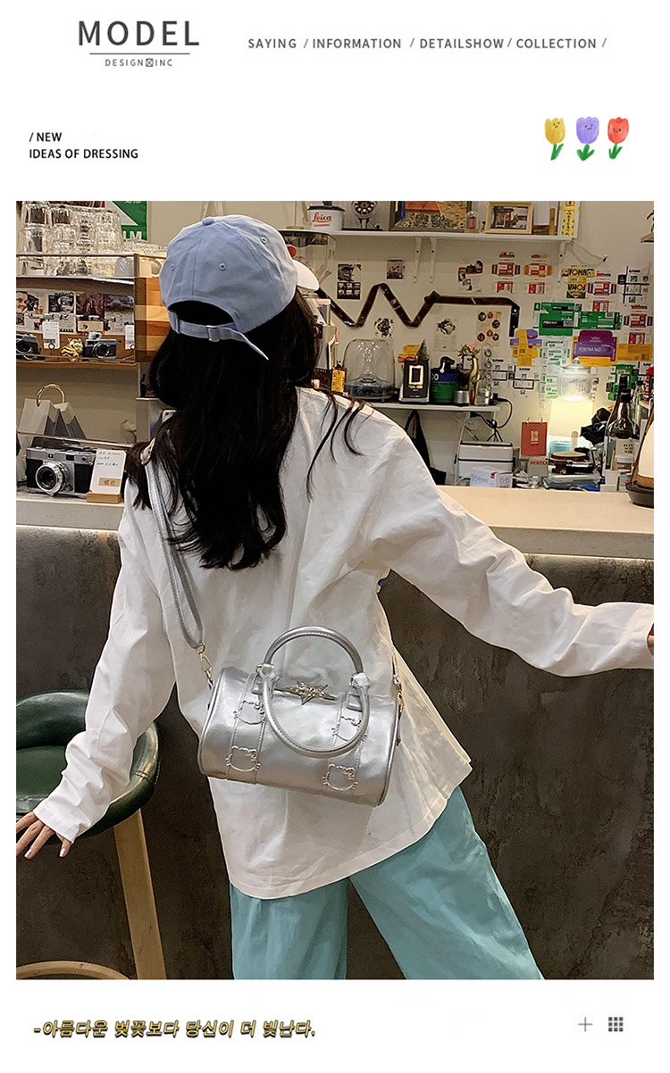 Piccolo design argento rotondo secchiello piccante ascella ragazza b, donne 2024 nuovo trendy e alla moda piccola nicchia spalla_voghion.com