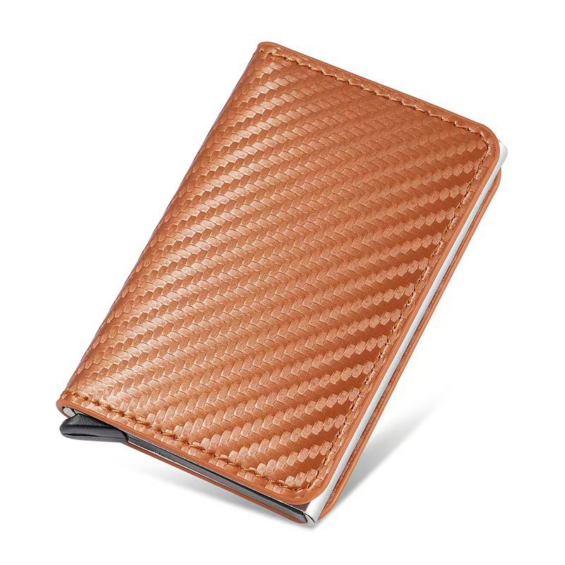 Cartera con Bloqueo RFID para Hombre, Tarjetero para Identificación y Tarjetas de Crédito