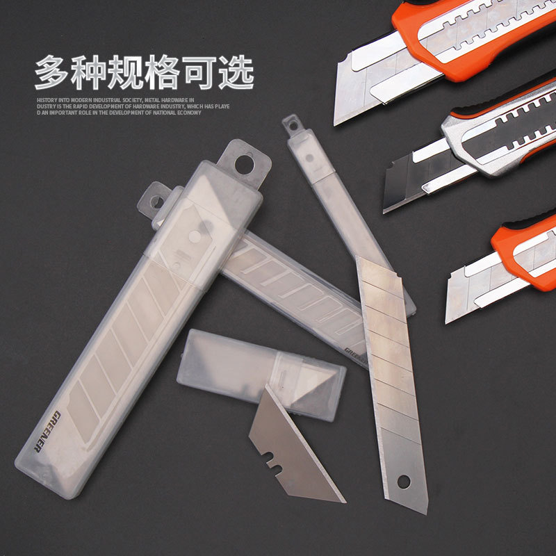 Herramientas de bosque verde arte cuchillo papel pintado cuchillo película papel de corte cuchillo industrial multiusos de una sola cara de acero de tungsteno image 4