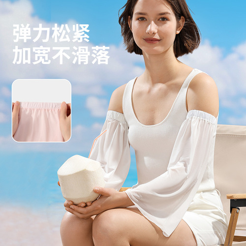 Korean style ins sun protection socks for women summer sunshade ice silk cool dual-purpose leg sleeves sleeves light and breathable HX28