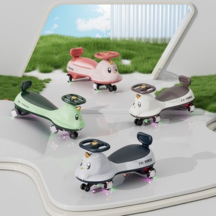 Twist Car Children 2-7 Years Old Silent Universal Wheel Swing Twist Car Anti-rollover Slip Car for Boys and Girls