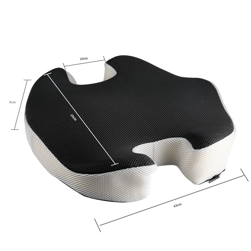 Nuevo cojín de asiento de espuma viscoelástica de rebote lento, cojín para asiento de oficina y coche, nuevo producto estrella de Amazon.