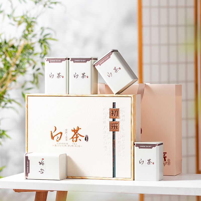 2025新款安吉白茶礼盒黄金芽半斤装包装盒空盒奶白茶包装茶叶礼盒
