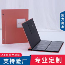 跨境纪念影集照片收纳册9宫格追星集卡册铜版纸封面相册定制内页