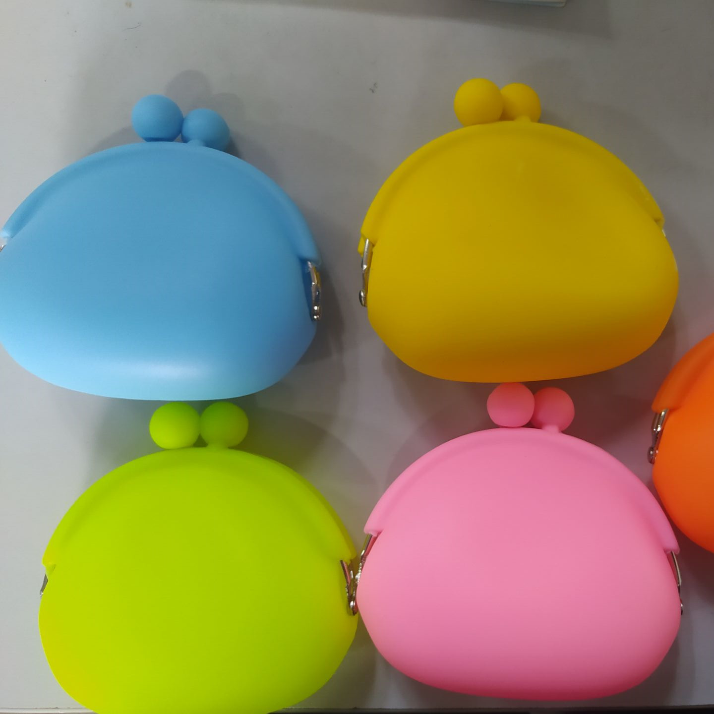 실리콘 동전 지갑 귀여운 여성용 핸드백 학생 작은 가방 이어폰 가방 열쇠 가방 작은 지갑 립스틱 가방