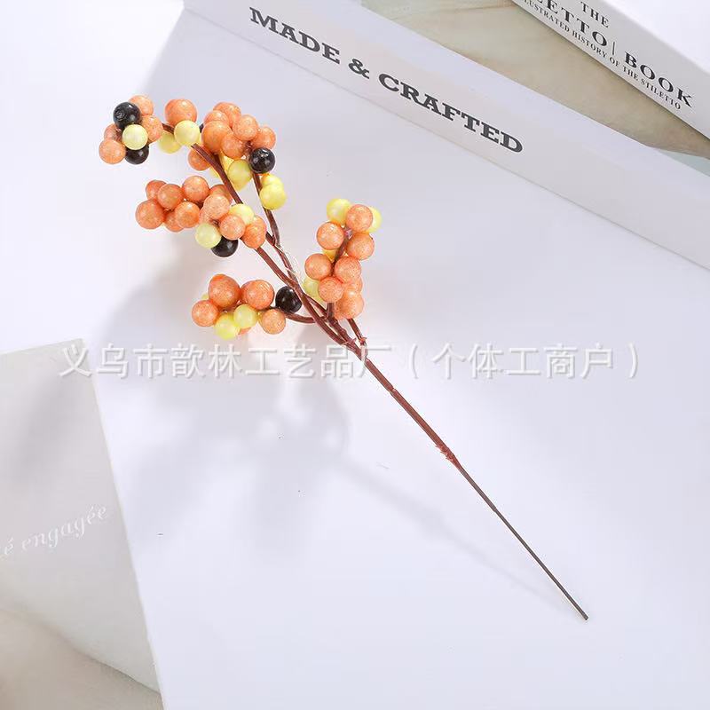 Ramas de Frutos Rojos Artificiales Plástico y PU para Bodas y Decoración del Hogar image 46