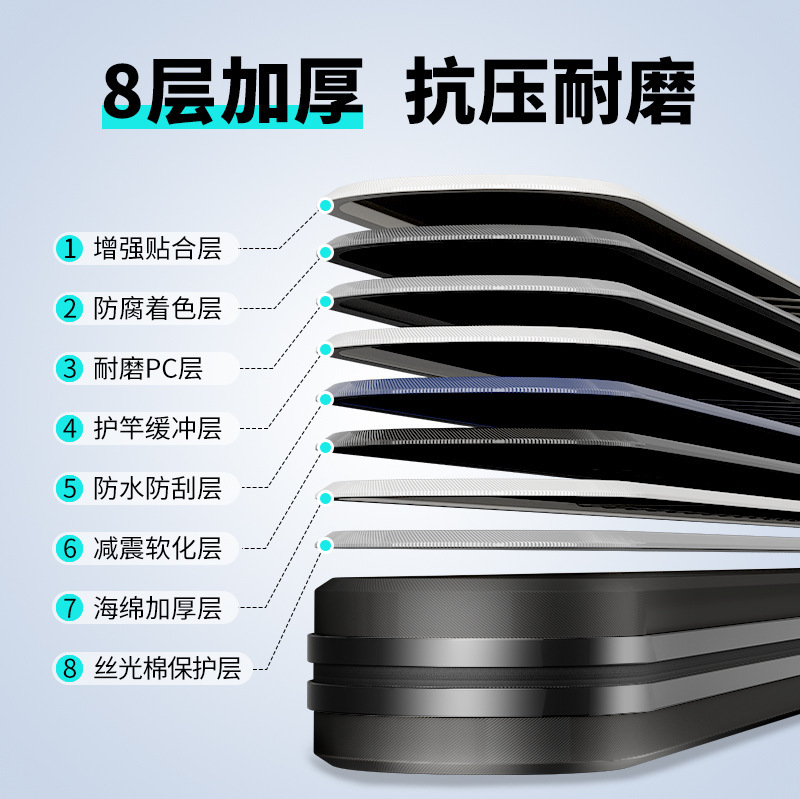 新しいハードシェル釣竿バッグ、多機能釣り専用防水ロッドバッグ、軽量釣具、釣竿専用釣具バッグ|undefined