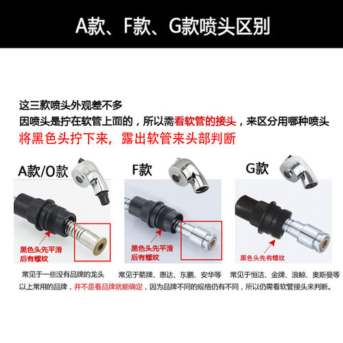 Pull-out basin faucet accessories nozzle small shower nozzle handheld two-function water nozzle kitchen sink