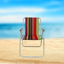 海灘二折彈簧椅折疊椅簡易戶外簡約休閑椅收納方便折合椅出行攜帶