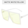 Trend fashionable square sunglasses, multicoloured glasses, European style, suitable for import