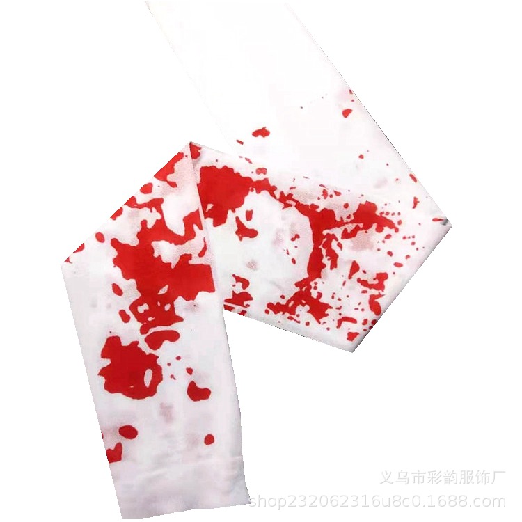 Fabricantes Calcetines de sangre de Halloween Festival de fantasmas de Pascua Enfermera sangrienta Medias de sangre Tema de terror Medias de sangre al por mayor