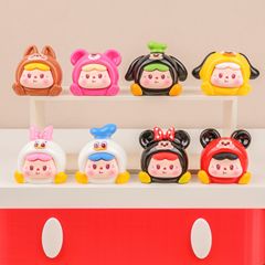 Didi Baobao diy 樹脂かわいいトレンディな人形小さな装飾品漫画キーチェーンジュエリーアクセサリーブラインドバッグ卸売