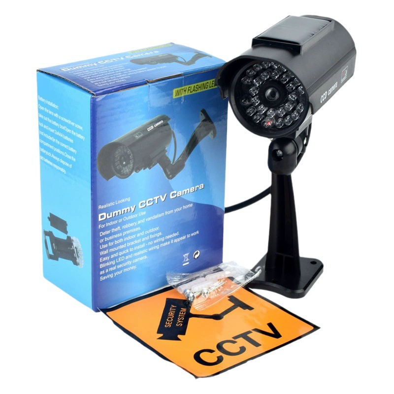 Фабрика прямых продаж солнечная поддельная камера наблюдения имитация наблюдения с лампой виртуальная камера имитация камеры