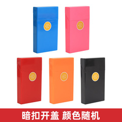 5.5細い専用の箱の超薄型の圧力に耐えるタバコの箱の細い本の専用の20本のたばこの箱はふたをひっくり返して復古の携帯の個性を持ちます。