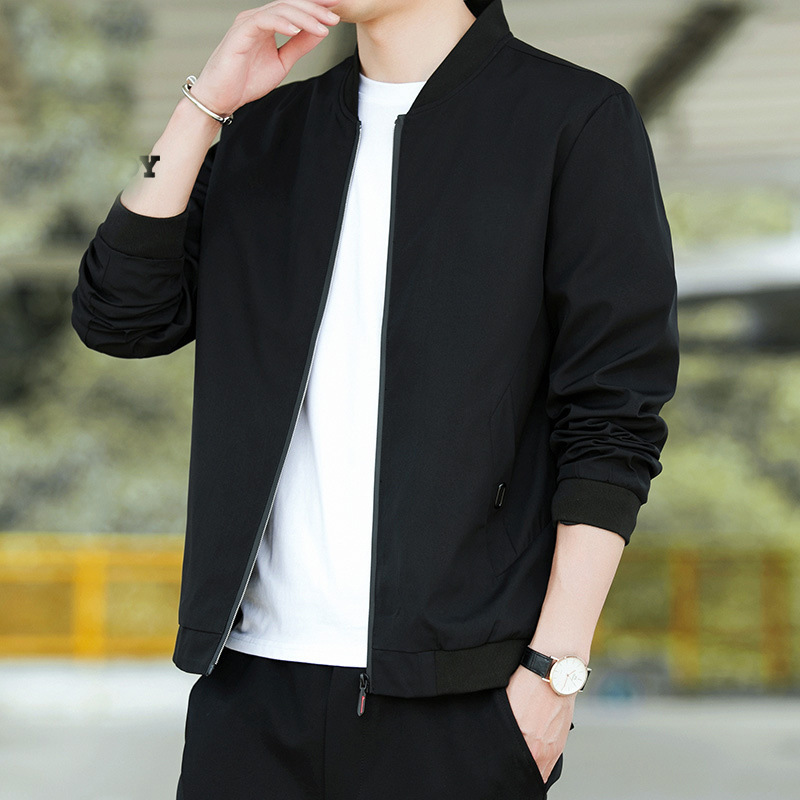 Men's Korean-style Jacket New Jacket Jacket Men's Spring and Autumn Casual Top Men's Fashionable Youth Baseball Suit