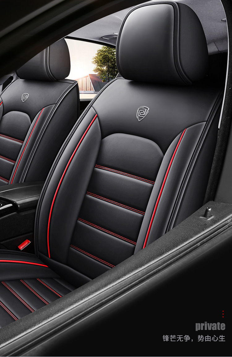 Factory Direct Supply Wholesale Car Seat Cushion Full Leather Seat Cover Full Surround Universal for All Seasons Car Seat Cover Car Cushion