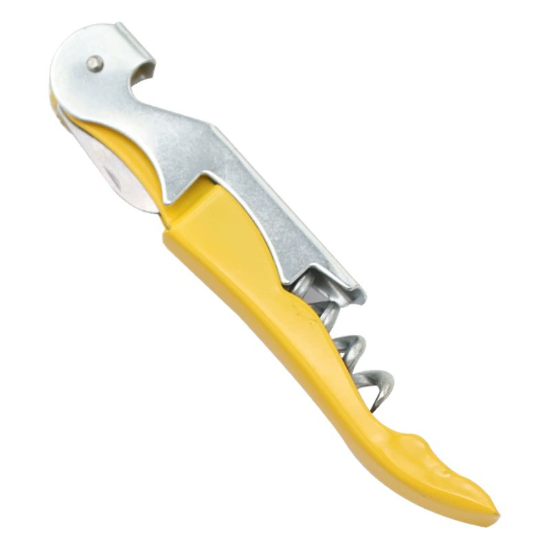 Многофункциональный портативный кухонный гаджет: нож-открывалка для бутылок из нержавеющей стали в форме морского конька, открывалка для вина и пива