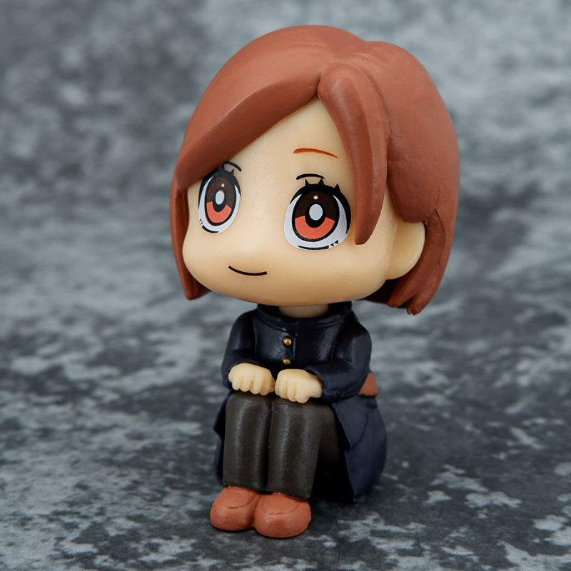 5 개의 WU FU HEI KNOTWEED YOUREN 모델 자동차 케이크 장식품 인형 꼬인 계란의 수제 Q 버전