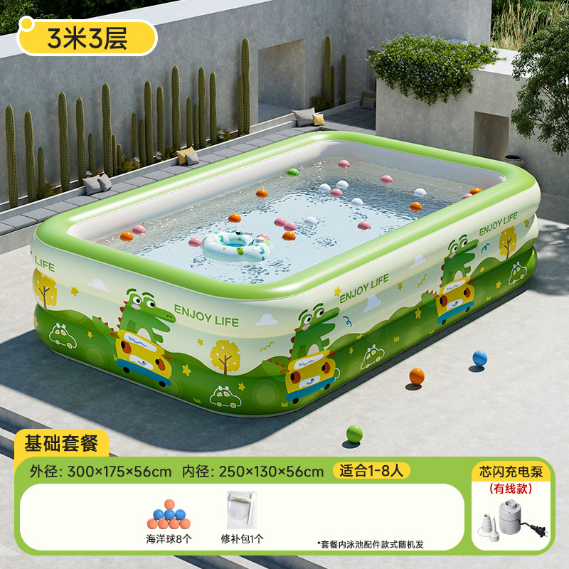 Dinosaur, base swimming pool, 3meter, 3 floors