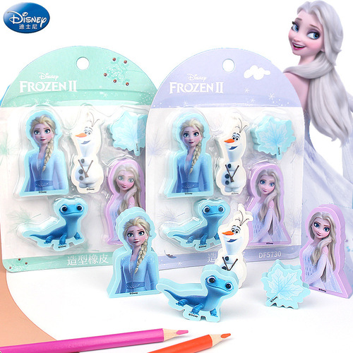 Disney Push-Pull Eraser Elementary School Eraser Children's Creative Cartoon School Supplies 4B Extra Large Pencil Eraser for Men