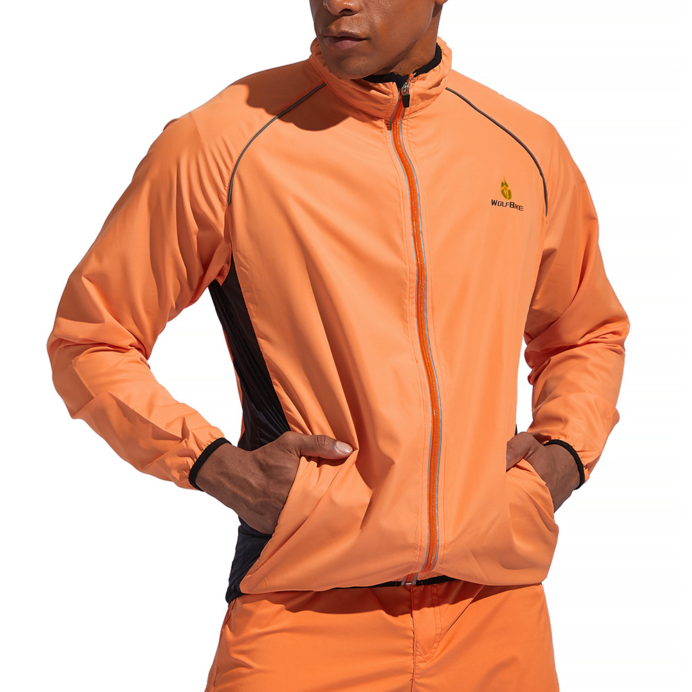 WOSAWE-cortavientos para ciclismo de carretera, chaqueta repelente al agua informal para deportes al aire libre, a prueba de viento, para hombres y mujeres