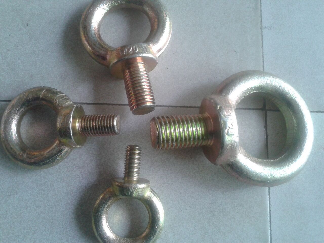 黄色模具起重吊环/螺丝吊环/国标吊环m12m16m20m24