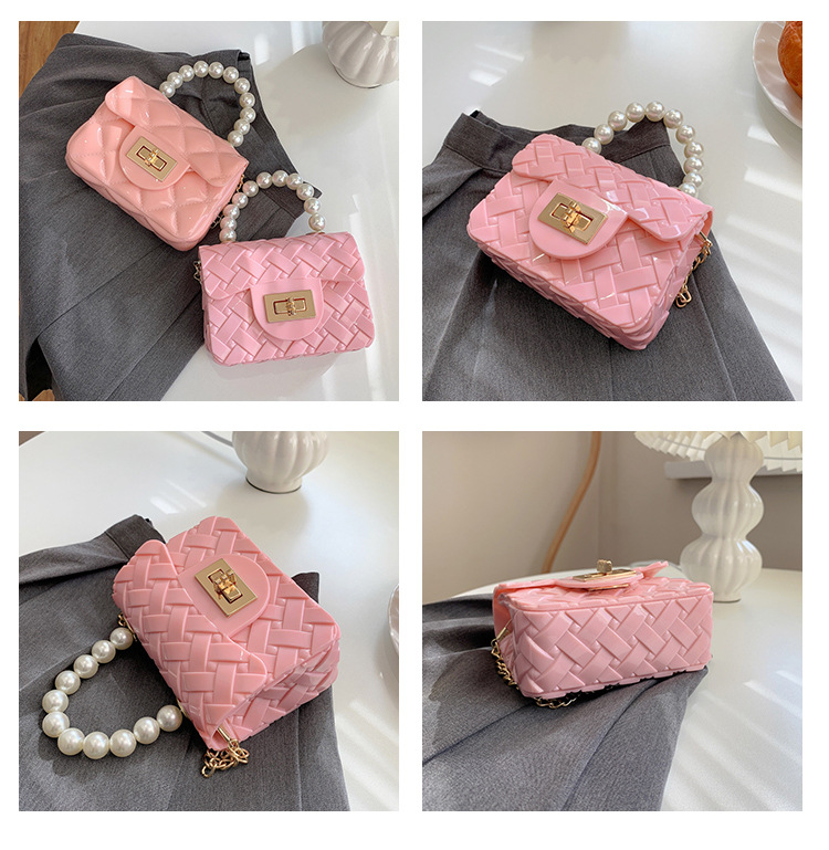 Fashion Candy Color Pearl Handle Mini Messenge Bag display picture 36