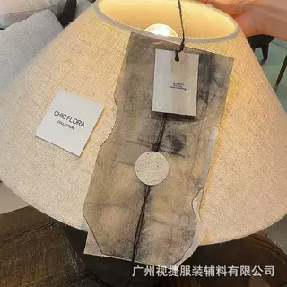 2026棉麻服装吊牌 自主设计师定制款 艺术风格 工匠品牌 简约结构