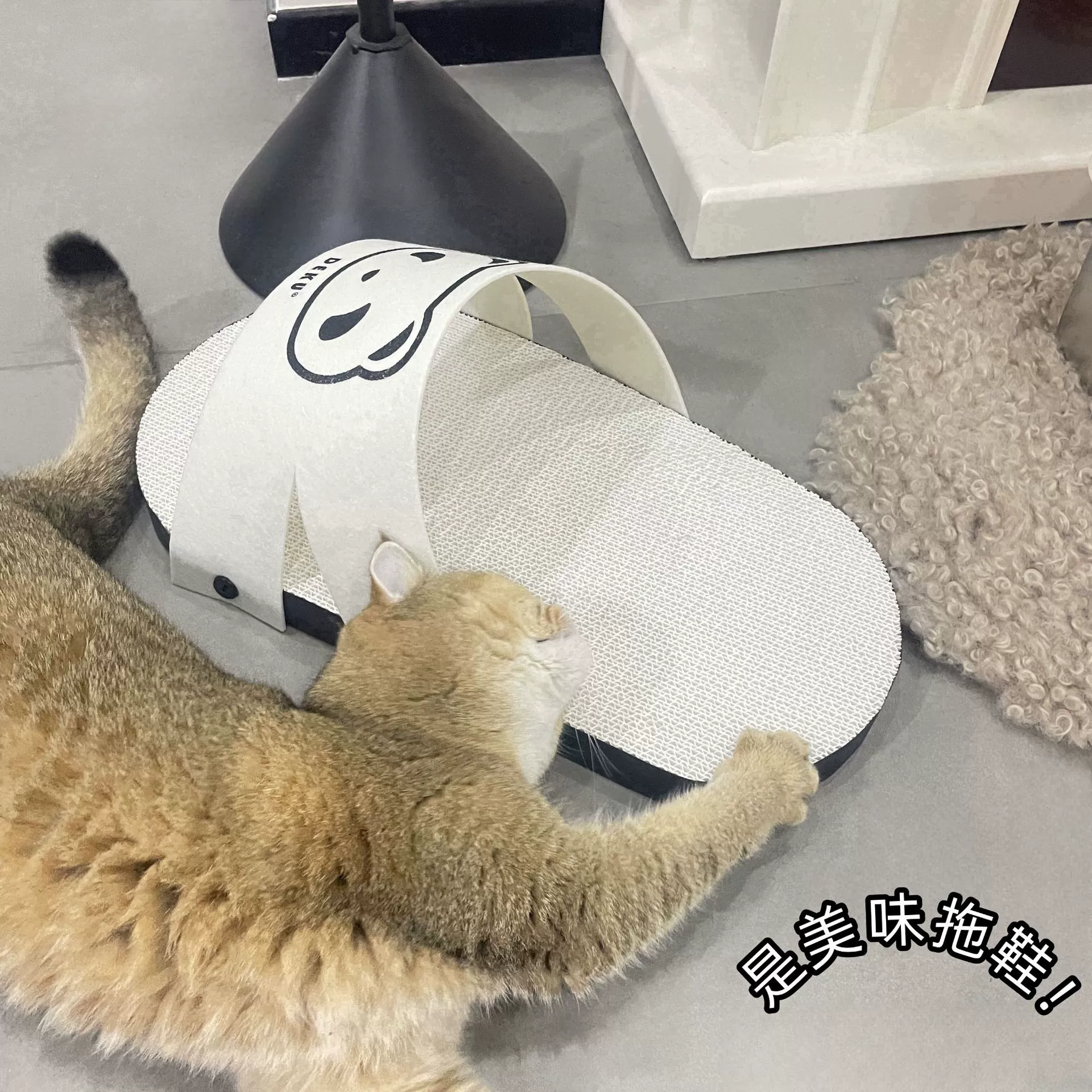 Японские панды тапочки кошачий захват милые белые кошки игрушки износостойкие кошачьи когти