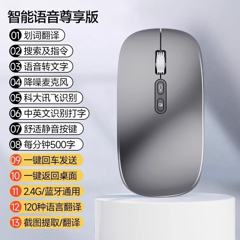 ワイヤレスbluetoothマウスGPT多機能大モデルAIスマートマウスPPTライティング表作成翻訳パソコン|undefined