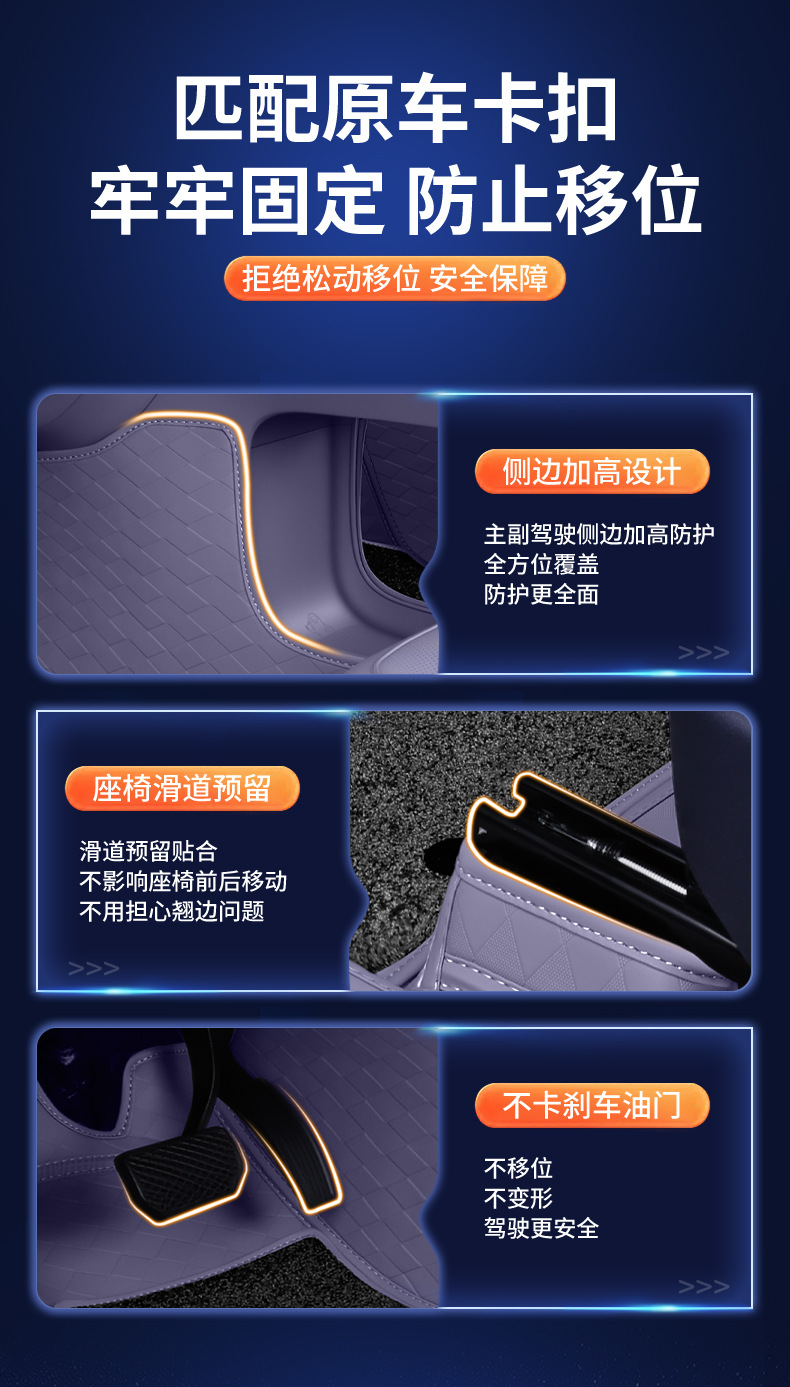 Suitable for 26 models of MG4X floor mats, specially designed for MG4X, modified interior carpet car floor mats