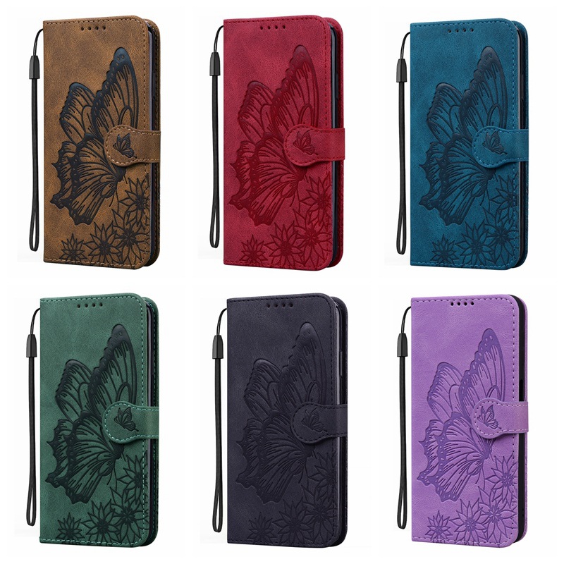 Coque de téléphone vintage papillon en relief pour iphone 17 google 9_voghion.com