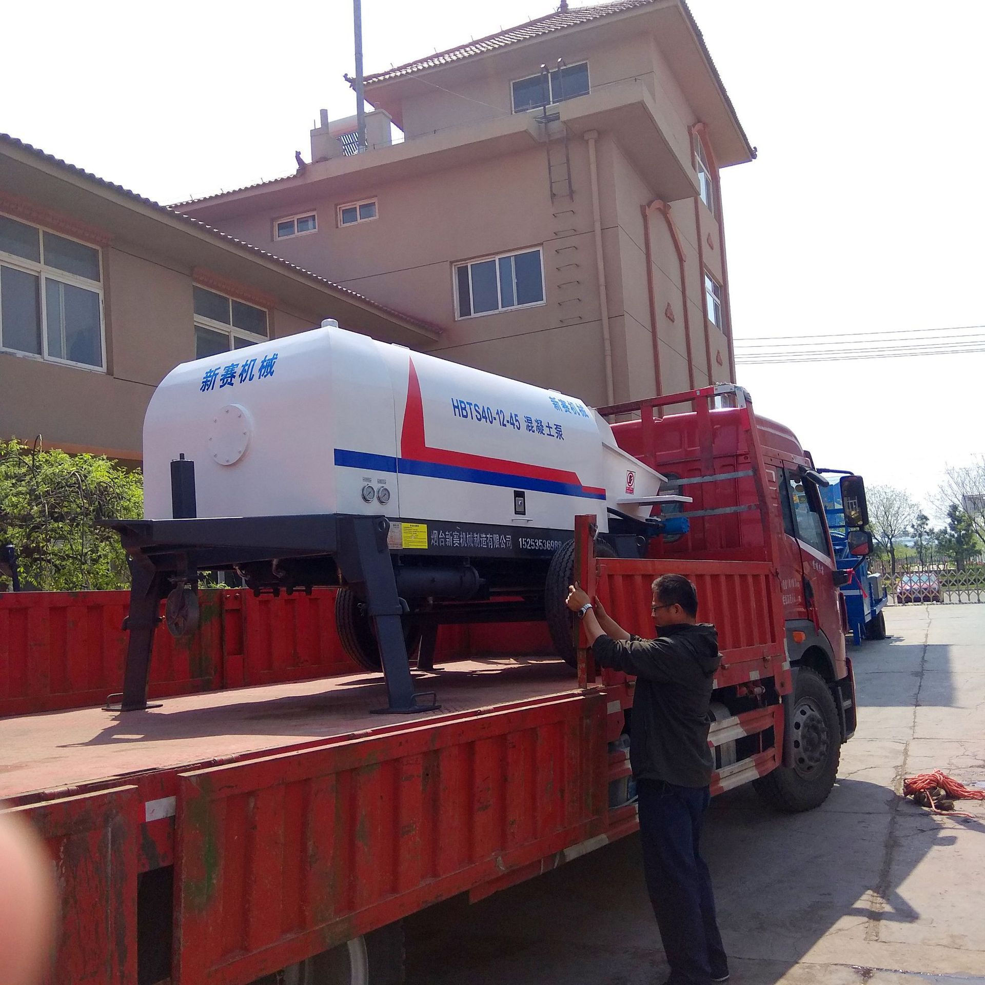 40拖泵 楼房 农建用混凝土输送泵 40地泵 40柴油泵 电机动力托泵