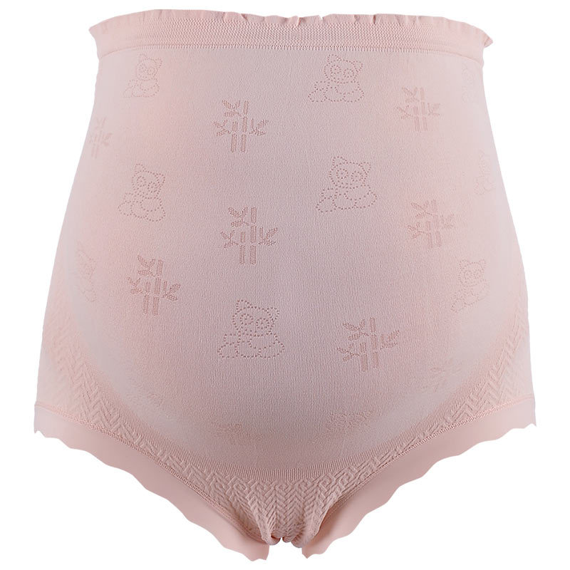 Ropa interior de las mujeres embarazadas algodón transpirable inferior entrepierna embarazada temprano, medio y tardío postparto corto sin costura cintura alta vientre apoyo ropa interior
