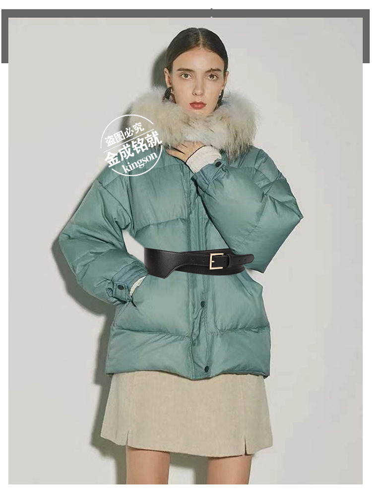 Coffee, Black Color Belt Women's Decorative Fashion Simple Coat Elastic Belt Girdle Wholesale