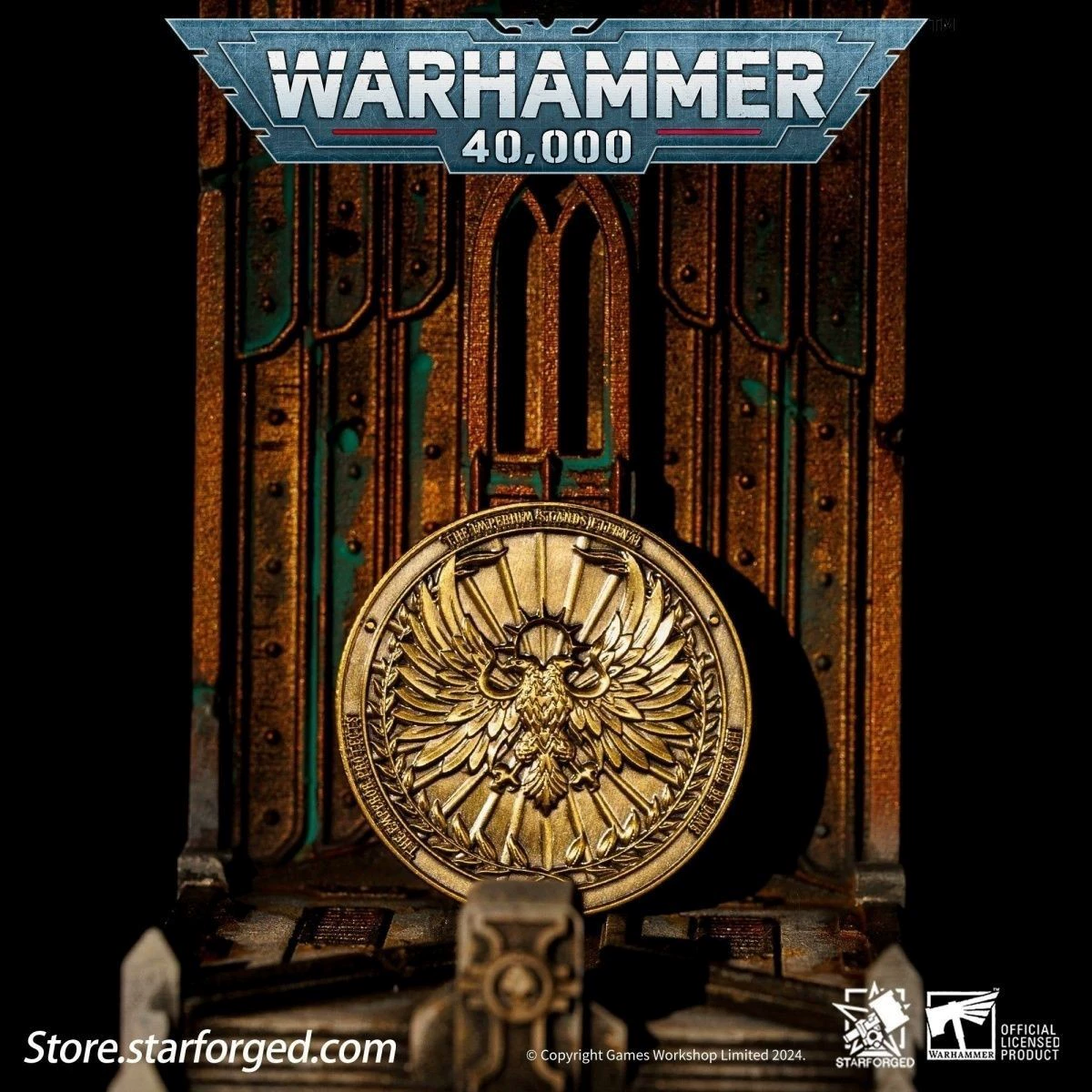 Памятная монета «Человеческая империя» Warhammer 40K Peripheral