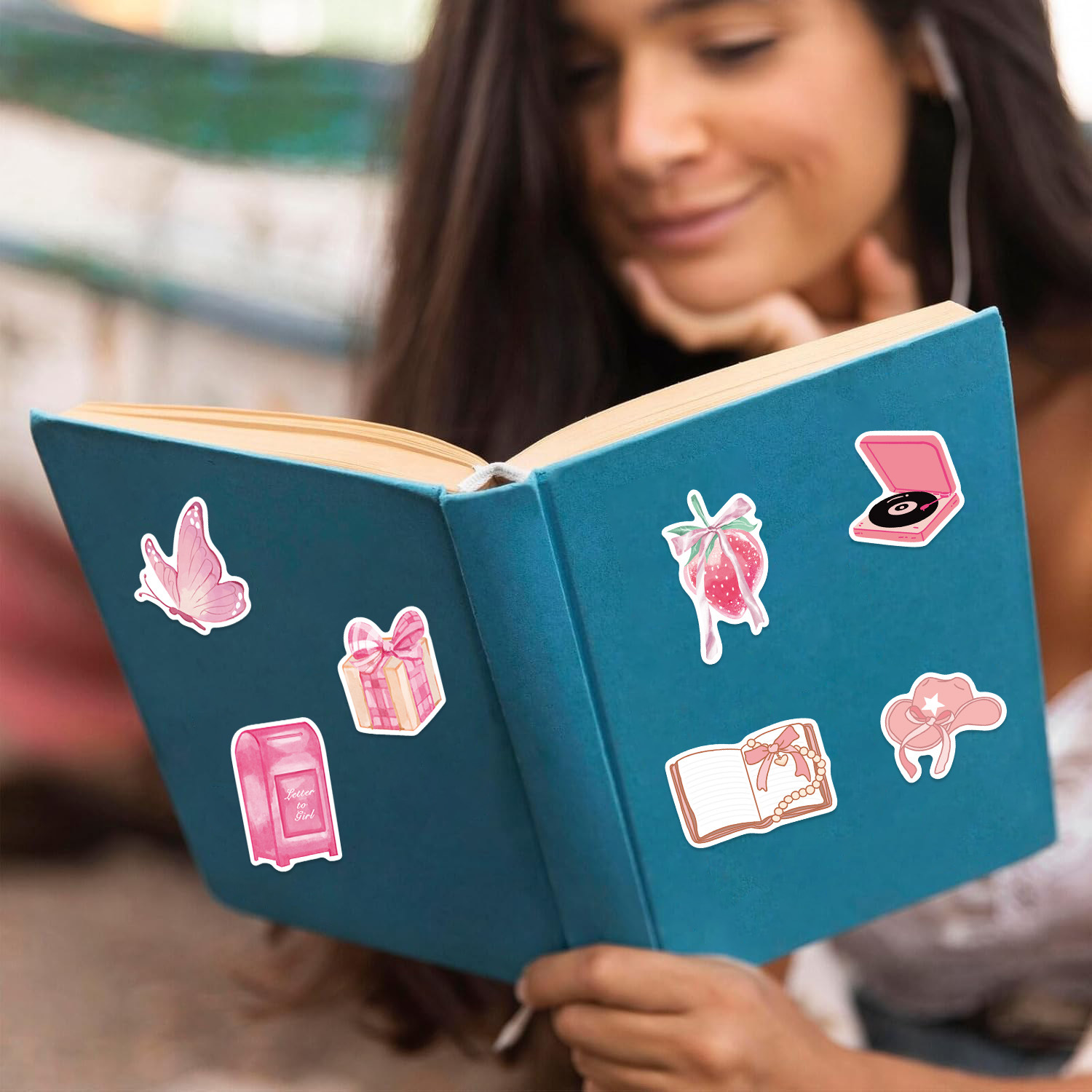 23g Weight Stickers Stationery Type 1 Set Quantity School, Graduation Occasion PVC self-adhesive Material Animal, Cartoon Pattern Cute Style 1 Set Animal Cartoon School Graduation PVC Self-adhesive Cute Stickers 3