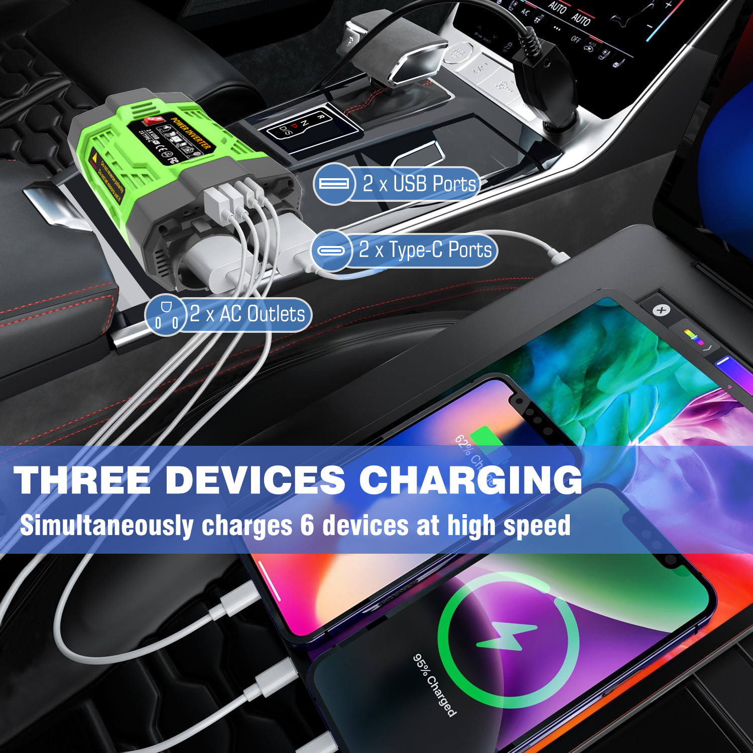 逆变狗 欧规200W 4 车载使用.jpg