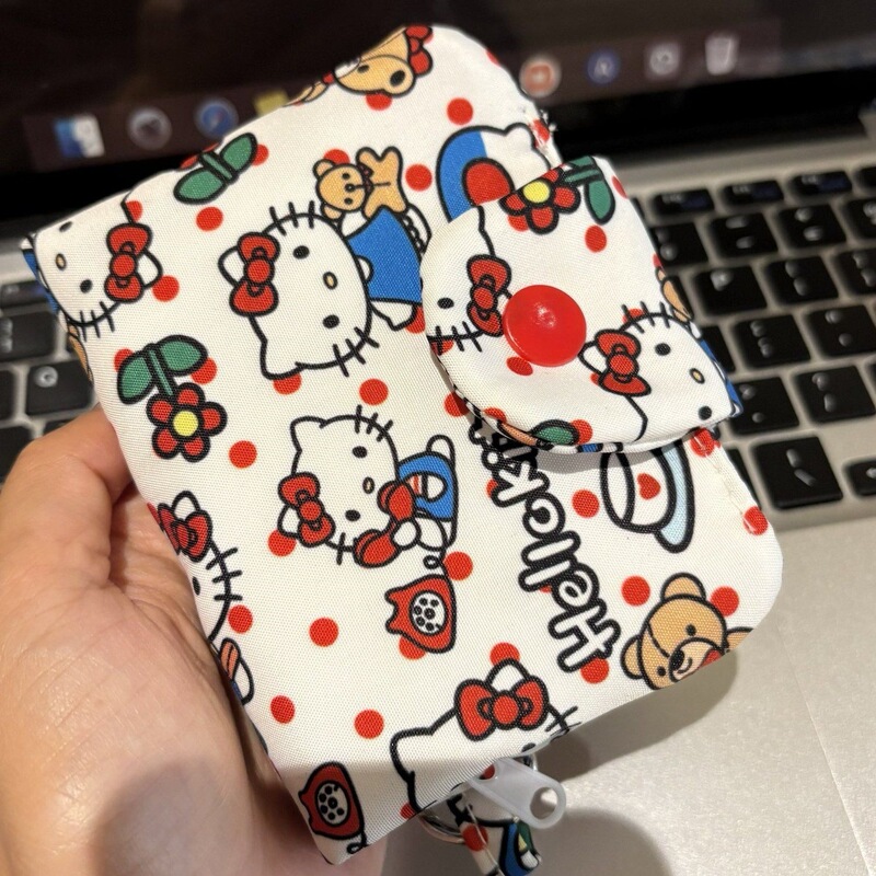 Ins-style cute and fresh Kitty cat cartoon coin purse, student key bag, plush short coin purse, card holder YG Ins-style cute and fresh Kitty cat cartoon coin purse, student key bag, plush short coin purse, card holder YG