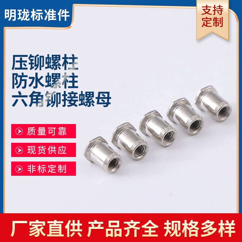 Производители производят из нержавеющей стали клепки шпильки гексагональной шпильки тиснением заклепки водонепроницаемый шпильки клепки столбцы