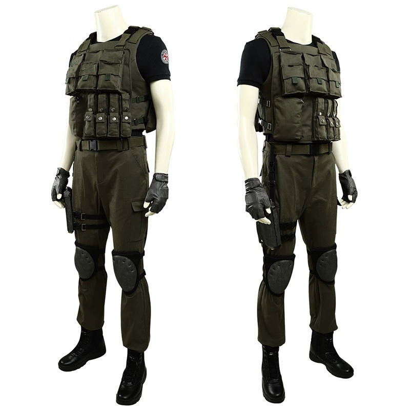 Косплей‑костюм (Resident Evil) Карлос Оливейра, модульный тактический жилет, мужской, размеры S–XXXL