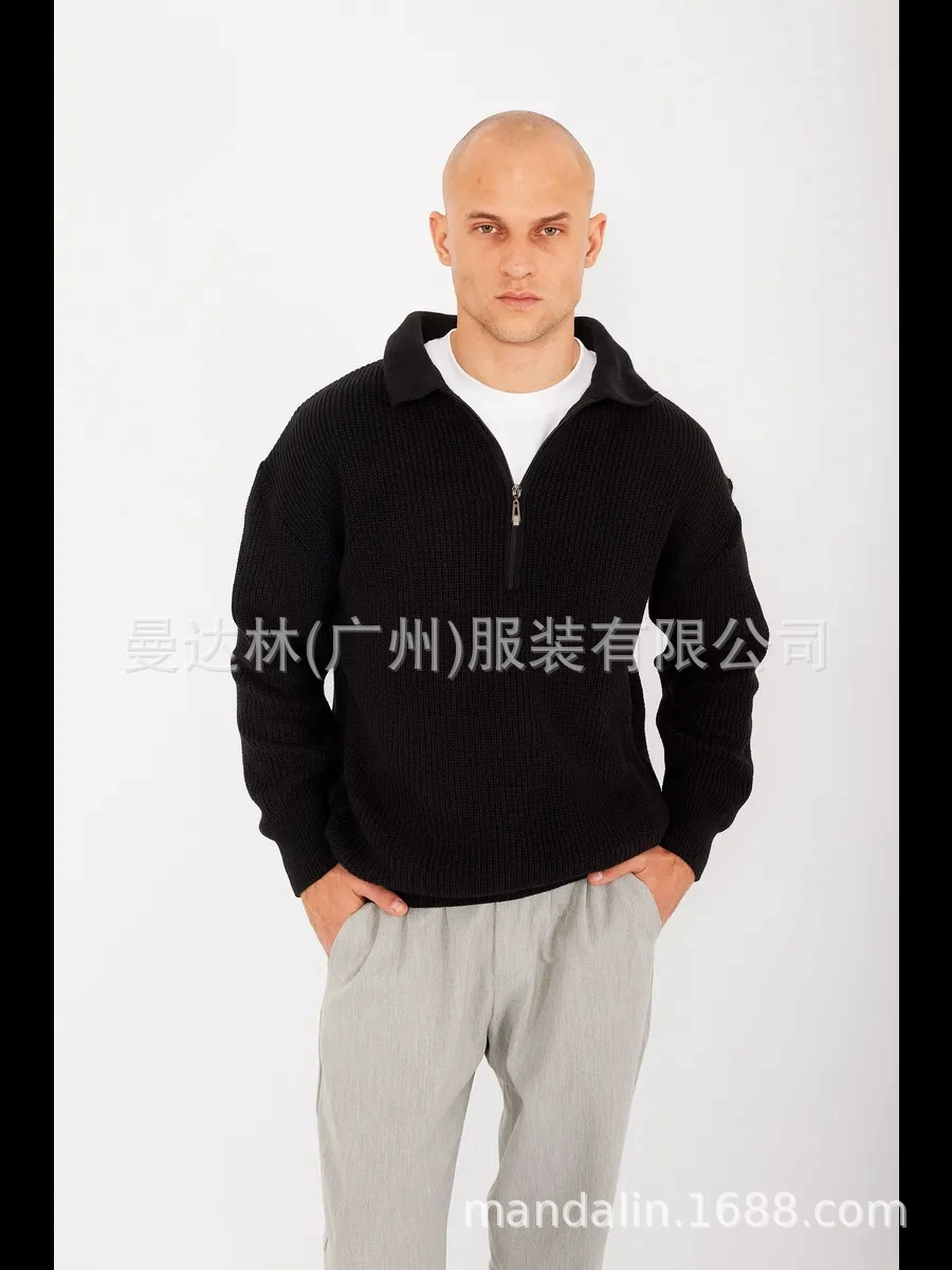 Мужской свитер с половинной молнией (Zip Sweater)