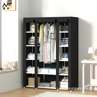Large multi-function simple non-woven combination wardrobe Amazon AliExpress cross-border foreign trade wholesale wardrobe storage
