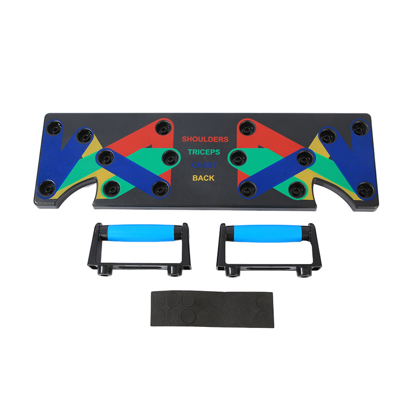 Nuevo entrenador abdominal equipo de deportes en casa acostado tablero de apoyo push-up al por mayor push-up multifuncional plegable Fitness Board