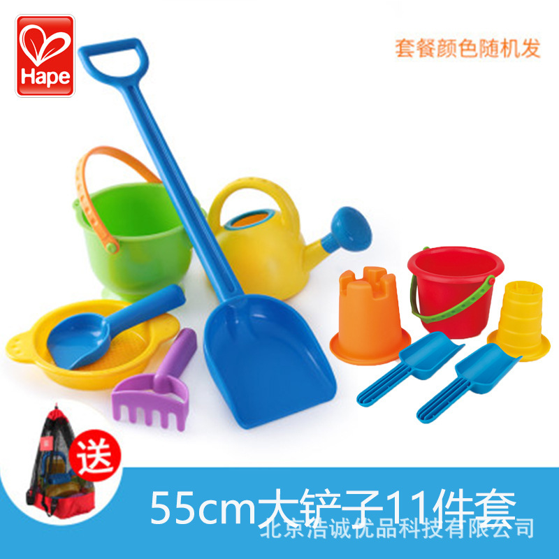 德国hape沙滩推车超大号手推车沙滩玩具宝宝儿童戏水玩沙工具室外|undefined