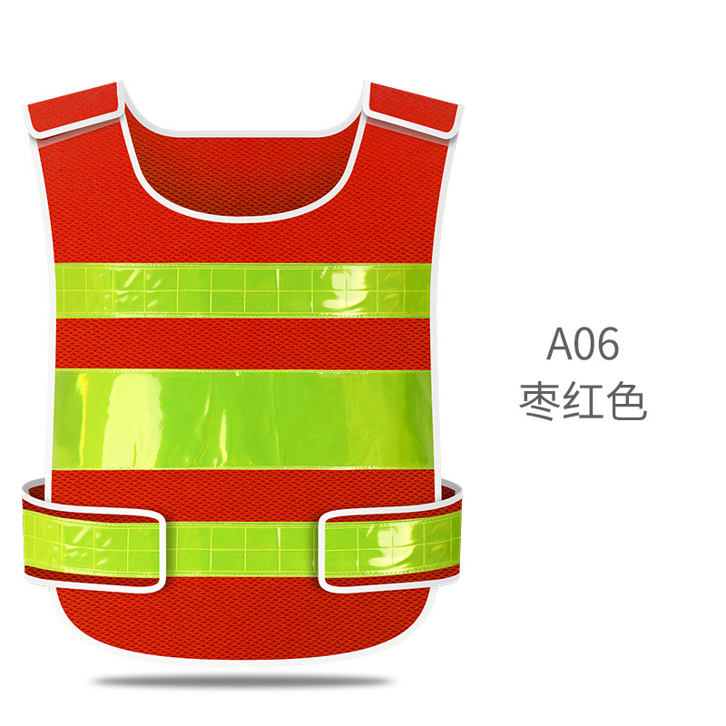 chaleco de seguridad reflectante de tráfico, chaleco de seguridad reflectante para automóviles, chaleco amarillo fluorescente de protección de seguridad del conductor