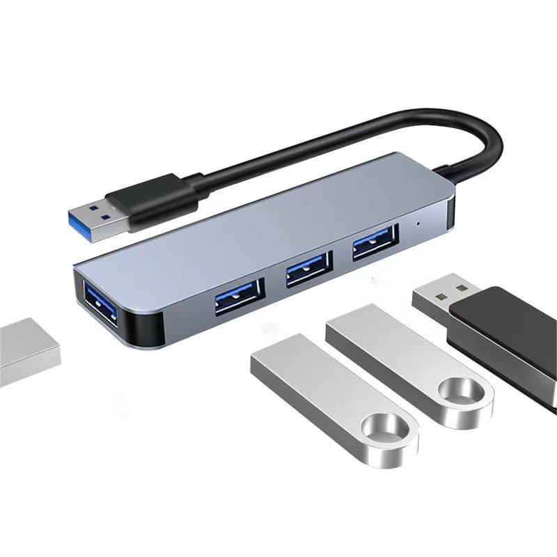 Divisor de línea dos en uno, concentrador hub de alta velocidad uno a ocho, extensor usb de doble cabezal, estación de acoplamiento de computadora multifunción