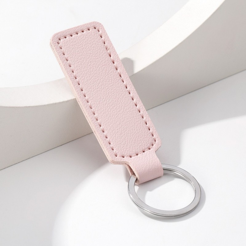 Amazon ベストセラー PU レザーキーホルダーシンプルなビジネスカーキーアクセサリーレザーキー DIY キーリング|undefined