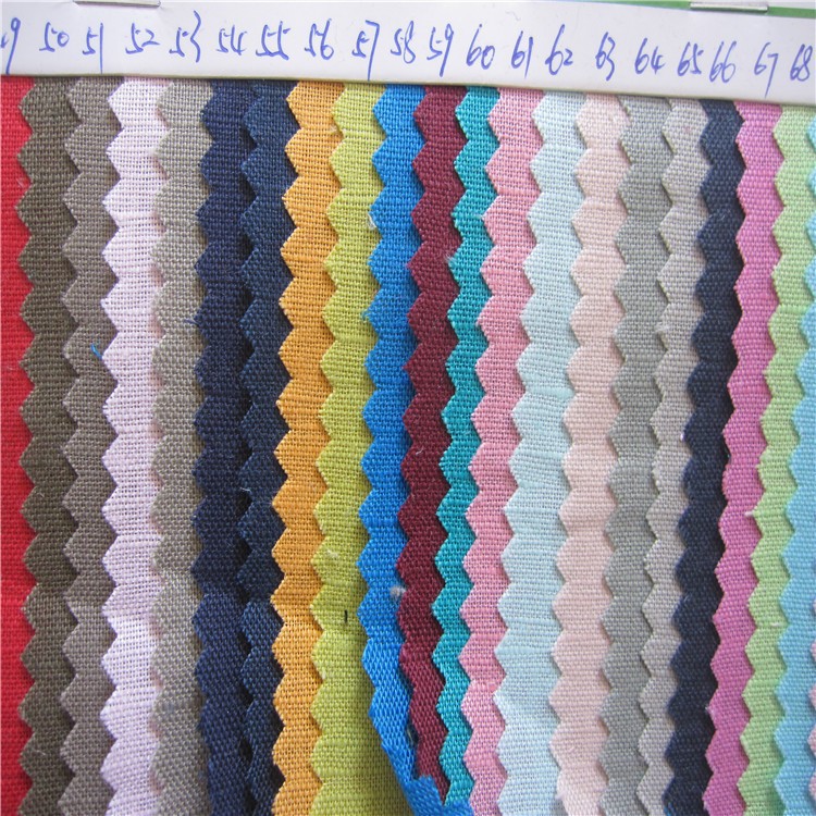 纯色麻棉面料素色麻棉布 春夏棉麻旗袍裙子服装布料裤料