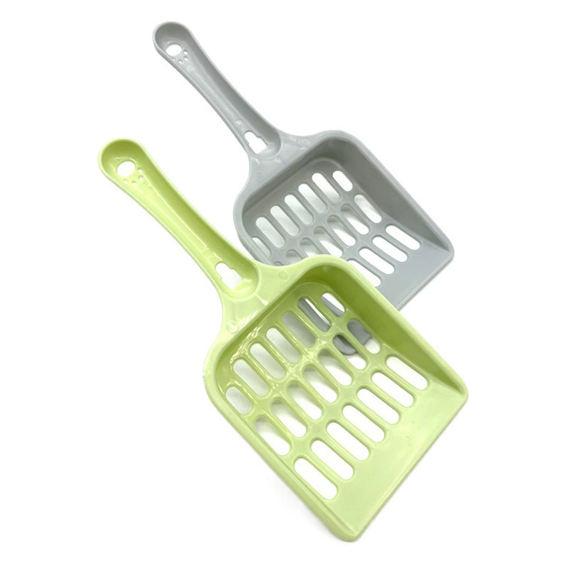 Трансграничная горячая Amazon, новая лопатка для кошачьего туалета ярких цветов с тонкими отверстиями, лопатка для домашних животных, принадлежности для чистки домашних животных, лопатка для кошачьего туалета